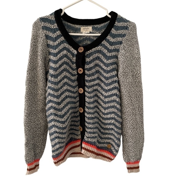 NUMPH Anthropologie Wool Blend Knit Casiopia Cardigan Sweater Small - Picture 1 of 5